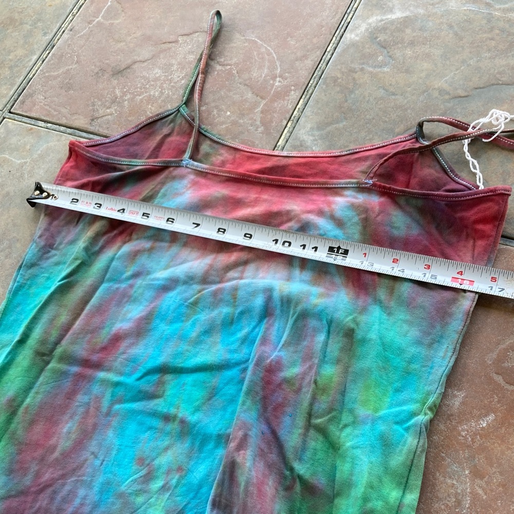 Women's Tie-Dye Spaghetti Strap Camisole - Multicolor - Picture 2 of 5